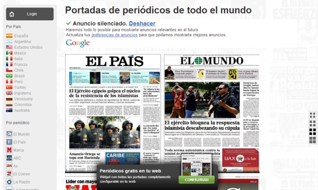Covertimes: Portadas de periódicos nacionales e internacionales – EL  DOCUMENTALISTA AUDIOVISUAL